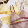 Beha's sets kanten driehoek cup dunne sectie bralette sexy geen stalen ring comfortabele grote borsten lingerie verzamelde ondergoed bh set t220907