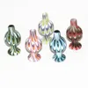 Narguilés Verre Bubble Cap Heady Glass Bubble Carb Caps Pour Bord Biseauté Quartz Banger Nail Verre Bongs Dab Rigs Conduites D'eau