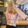 Keychains Net red cartoon Lingna Belle key chain cute PVC doll pendant small bag auto parts