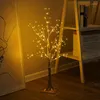 Nattljus 150LED Simulation Tree Light Bedroom Decoration White Birch Battery Interior LED Lamp
