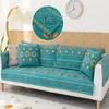 Couvre-chaise Couvre de canap￩ non gliss￩e moderne Coton Coton Broidered Fabric Tastelpasile ￠ quatre saison Couch Coup-servie ￠ lavage Coussin ￠ la maison