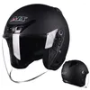 Motorcycle Helmets Helmet Electric Bike Ladies Men Half Safety Battery Car Four Seasons