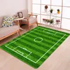 Tapijten thuisdecoratie flanel tapijt slaapkamer tapijt printen anti slip woonkamer joch speel vloer zacht voetbal veld rechthoek