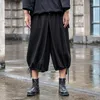 Pantalon homme unisexe japon Harajuku Streetwear mode ample décontracté pantalon droit hommes femmes Punk gothique Hip Hop noir homme Harem pantalon