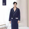 Vêtements de nuit pour femmes, kimono japonais, chemise de nuit pour couple, automne hiver, couche d'air en coton, peignoir long pour hommes