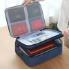 Сумки для хранения Oxford File Bag Waterproper Business Borftame Домохозяйство многослойное многофункциональное организатор с большим количеством цепочки