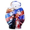 Herren Hoodies Anime Sword Art Online 3D-gedruckte Herren- und Sweatshirts Poleron Hombre Wintermode Hip Hop Lustige Kapuzenjacke Cosplay