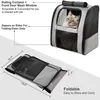 Dog Car Seat Covers Cat Backpack Carrier Large Pet For Cats Dogs Puppies Ventilated Design Foldable Inner Safety Straps