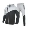 Erkek Trailsits Sonbahar ve Kış Yeni Spor Takım Kapşonlu Cep Fermuarı Sıradan Sweater Çift G221011
