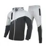 Tracksuits voor heren herfst en winter Nieuw sportpak Hapering Pocket Pocket Zipper Casual trui paar G221011