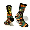 Calcetines para hombres NUEVA Personalidad Dibujos animados Hombres Calcetines Pareja Dragón que respira fuego Charizard Cráneo Arena Harajuku Hip Hop Calcetines de compresión Regalos T221011