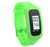 Digital LCD -pedometerr￤knare Smart Multi Watch Silicone Run Steg g￥ngavst￥ndskalorin Counter Watch Electronic Armband Color Peddometers