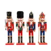 30cm wooden nutcracker doll puppet walnut soldiers Christmas ornaments creative gift factory sell