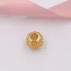 925 Sterling Silver Beads Golden Honey Charms Passar European Pandora Style Jewelry Armelets Halsband 767120EN158 ANNAJEWEL