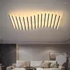 Люстры современный светодиодный потолочный свет дистанционное управление люстры для гостиной спальни столовая кухня дома простой стиль дизайн лампы