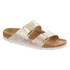 Heiße Arizona Sommersandal Sandal Cork Slipper Sandalen Flip Flops Strand Großhandel Frauen gemischte Farbe Freizeitrutschen Schuhe Flatplattform Sandalen Größe US 4-12