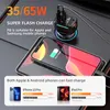 Невзрачный автомобиль зарядное устройство PD65W 45W Super Fast Charge Dual Charging Port7998186