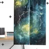 Curtain Nice Curtains Watercolor Sky Children Universe Starry Milky Way Decorative Door For Bedroom Living Room Kicthen