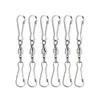 Wind Spinner Swivel Hook Stainless Steel 360 Degree Rotating Wind Chime Hanger Twist Hanging Hooks for Windsocks Plant Flower Bird Feeder Kites Lights