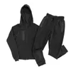 Tracksuits voor heren sport fitness casual pak val nieuwe jeugd vaste kleur capuchon jas zipper hoodie grijs zwart kaki joggingbroek g221011