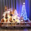 Christmas Decorations Deer Cart Tree Package Snowman Elk El Shopping Mall Family Wedding Party Scene Layout