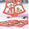 Christmas Decorations Multi Style Creative Wood Craft Wooden Pendants Ornaments Kids Gift 3D Xmas Tree Ornament Party