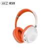 AKZ K59 Sports Bluetooth Casque sans fil Casque de jeu pour ordinateur Écouteur de téléphone portable avec lumière