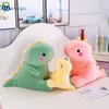 Dolls de pelúcia de 25-50cm Super macio adorável desenho de dinossauro Phoned Animal Dino Toy para crianças Baby Abrance Sleep Pillow Home Decor 221012