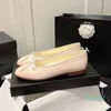 Ballet 2022 nouvelle mode appartements chaussures décontractées plat bout fermé basique en cuir Tweed tissu 3 femmes top qualité ccity