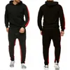 Men's Tracksuits Autumnwinter Kung Fu Capuz Calças de corrida Terno esportivo casual G221011