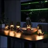 Decoratieve objecten Figurines bedstaande Touch Control tafellamp verzameling goud denker standbeeld LED met USB Port dimable moderne nacht ot3kf