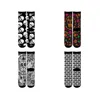 Men's Socks New Fashion Printing Halloween Men Crew Funny Skeleton Happy Long Skull Chaussettes Christmas Fantaisie Crazy T221011