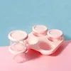 Storage Bottles 4Pcs 2Oz Baby Infant Glass Breast Milk Freezer Microwave Complementary Food Containers Fruit Snack Box Kids