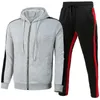 Tracksuits voor heren Spring Sportswear stuk Hoodie Pants Sports Pak Sweater Zipper kleding maat SXL G221011