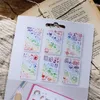 Gift Wrap Laser Scrape Paper Stickers Set Die Cut for DIY Scrapbooking Sentiment Supplies Sticker TN PO Card Making S141