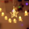 Christmas Decorations 1.5/3/6M Copper Wire Fairy Lights Garland Lamp Tree Hanging LED String For Year Party Wedding Decoration 5z