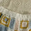 Survêtements femme OUMEA femmes pull tricot coton Crochet TopShorts ensemble grand-mère carré Design Style bohème rétro plage ensembles