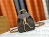 Монтсурис BB Женские рюкзаки рюкзаки кожаная буква цветочные рюкзак с тиснением мужские кошельки с паттерной сумкой M45410 M45205 M45397