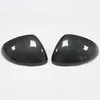 2 pieces Mirrors Cover For Porsche Cayenne Macan 95B Mirror Covers Caps RearView Housing Case Cover Carbon Fiber