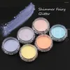 Nagelglitter Fairy Aurora Pigmentpulver Holographisch Feines Chrom Reiben Staub Schimmer Sanfte Spiegelpolitur Dekoration Flash LYHL