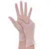 100 disposable gloves thickened latex food plastic transparent TPE catering Waterproof PVC baking kitchen290n2921381