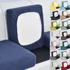 Tampa de cadeira capa de almofada de assento elástica para a sala de estar animais de estar Kids Solid Color Couch Slipcover Funiture Protector