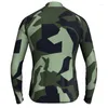 Yarış Ceketleri Açık Camo Camo Uzun Kol Bisiklet Bisiklet Bisiklet Bisiklet Motokros Downhill Gömlek Bisikleti Bike Pro Yarış Giyim Giyim Yolu Mountain Spor Top