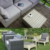 Kissen 1-8 Set Sofa Outdoor Garten Innenbezug Stuhl Ersatz