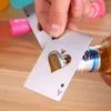 Apribottiglie di birra Poker Carta da gioco Asso di picche Strumento bar Soda Cap Opener Regalo Gadget da cucina Strumenti RRE14900