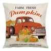 Pillow Case 1pcs Halloween Decoration Pumpkin Cartoon Cushion Cover Sofa Car Chair Home Couch Ornament