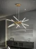シャンデリアモダンゴールデンリビングダイニングルームベッドルームキッチンホームハンギング天井ペンダントランプインテリア照明器具