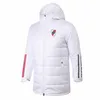 Club Atletico River Plate Men's Down Parkas winter pre-match hooded coat winter cotton coat full zipper leisure sport outdoor warm sweatshirt