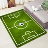 Tapijten thuisdecoratie flanel tapijt slaapkamer tapijt printen anti slip woonkamer joch speel vloer zacht voetbal veld rechthoek