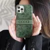 iPhone 14 Pro Max 13p 12 11 Fashion Leaves Pattern Case Luxury Transparency Phonecase Shockproof Cover Shellのデザイナー電話ケース